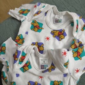 90s Vintage Winnie the Pooh Baby Onesies Like New!